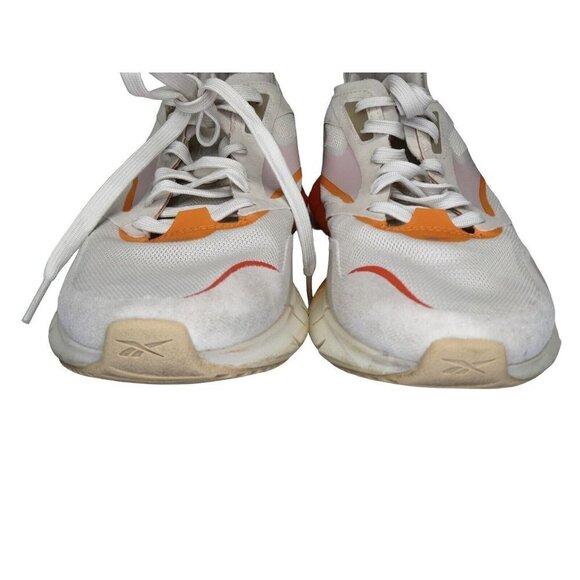 Reebok Zig Kinetica Sneakers Horizon Womens Size 10.5 Running Alabaster Carotene - Picture 7 of 11